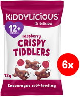 Kiddylicious rybičky křupavé malinové 72 g (6× 12 g) - Crisps for Kids