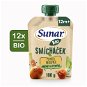 Sunar Organic fruit pouch Mixed mango, carrot, apricot and fennel 12×100 g - Meal Pocket