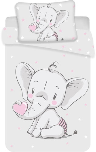 Jerry Fabrics Elephant 100×135 cm - Children's Bedding - Main image