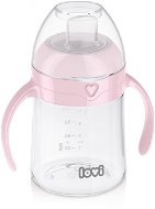 LOVI První hrneček s pítkem růžový 150 ml - Baby cup