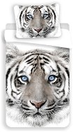 Jerry Fabrics Fehér tigris 140×200 cm - Gyerek ágyneműhuzat