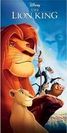 CARBOTEX Lion King Simba and friends 70×140 cm - Children's Bath Towel