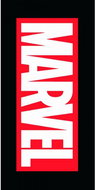 CARBOTEX Marvel logo 70×140 cm - Bath Towel