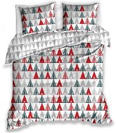 TIPTRADE vianočné obliečky stromčeky 140 × 200 cm - Obliečky