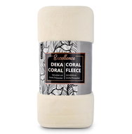 CARBOTEX Coral Fleece, smetanová 150×200 cm - Deka