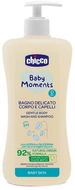 CHICCO Baby Moments 0m+, 2in1, 500 ml - Dětský šampon