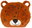 Children's pillow leopard 30×30 cm
