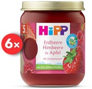 HiPP BIO SUPEROVOCIE Jablko, jahody a maliny od uk. 4. – 6. mesiaca, 6× 160 g - Príkrm