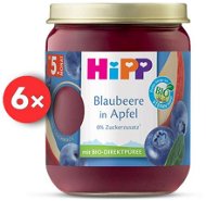 HiPP BIO SUPEROVOCE Jablko a borůvky od uk. 4.-6. měsíce, 6× 160 g - Baby Food