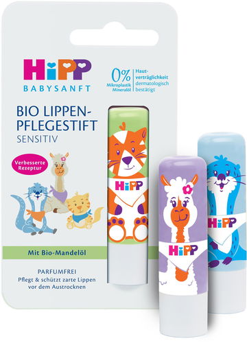 Hipp Bio Babysanft balzám na rty 4,8 g (mix motivů), 1 ks - Balzám na rty - Hlavní obrázek
