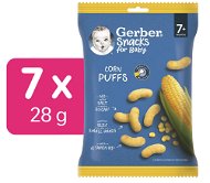 GERBER Snacks kukuřičné křupky 7× 28 g - Crisps for Kids