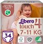 Libero Touch 4 (34 ks) 7 – 11 kg - Nappies