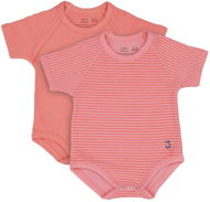 J BIMBI Rastúce body 0-36 m 4Season Coral Red 2-pack - Body pre bábätko