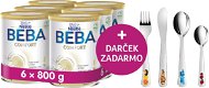 BEBA COMFORT 5 (6× 800 g) + TESCOMA príbory veselé zvieratká - Dojčenské mlieko