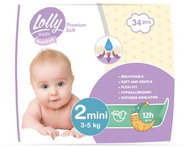 LOLLY BABY Premium soft Mini vel. 2 (34 ks) - Disposable Nappies