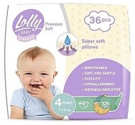LOLLY BABY Premium soft 4-es méret (36 db) - Eldobható pelenka