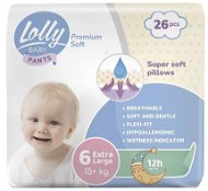 LOLLY BABY Pants Premium soft Extra Large veľkosť 6 (26 ks) - Jednorazové plienky