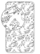 Jerry Fabrics  Lední Hokej 90×200 cm - Prostěradlo