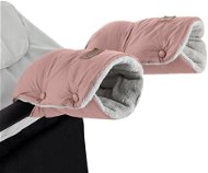 Pushchair Gloves Petite&Mars Sleeve Jasie Dusty Pink - Rukavice na kočárek