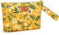 T-TOMI Small Baggie Mustard flowers - Puzdro na osobné veci