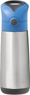 B. Box Drinking thermos with straw 500 ml - blue/grey - Children's Thermos