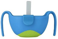 B. Box Bowl with straw - blue - Children's Bowl