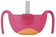 B. Box Bowl with straw - pink - Children's Bowl