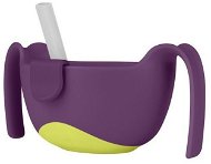 B. Box Bowl with straw - purple - Children's Bowl
