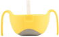 B. Box Bowl with straw XL - yellow - Children's Bowl