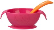 B. Box Silicone bowl with spoon - pink - Children's Bowl