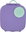 b.box Snack box medium Lilac pop