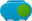 b.box Snack box small blue green