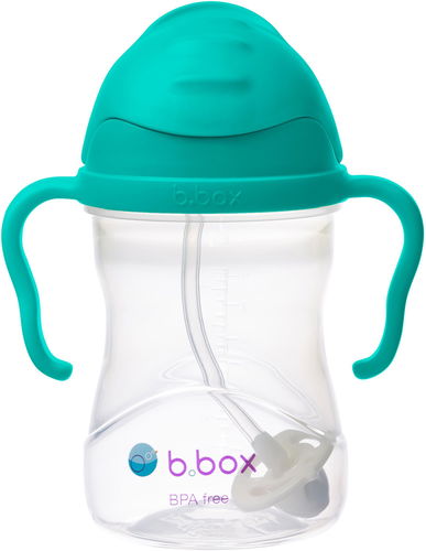 B.Box Pohár szívószállal - nefritzöld 240 ml - Tanulópohár - Fő fotó