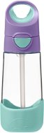 Children's Water Bottle B. Box Drinking bottle with straw 450 ml - lilac pop - Láhev na pití pro děti