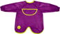 B. Box bib with sleeves - purple - Bib