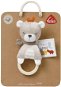 BABY FEHN Teddy bear with wooden holder - Baby Rattle