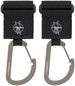 Pram Pegs Lässig hooks with carabiner black - Kolíčky na kočárek