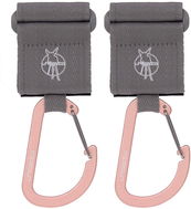 Lässig hooks with carabiner grey - Hooks