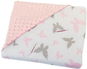 Swaddle Blanket Bomimi Wrap blanket for car seat butterflies pink - Zavinovačka