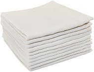Bomimi Premium Cotton Diapers 80×70 White 10 pcs - Cloth Nappies