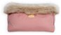 Carefree armband with fur pink powder - Stroller Hand Muff