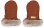 Carefree gloves with cinnamon fur - Pushchair Gloves