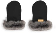 Carefree gloves with fur black - Pushchair Gloves