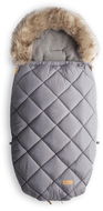 Stroller Footmuff Carefree fur muff 110 cm gray - Fusak do kočárku