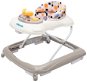 BABY MIX Baby Walker with Steering Wheel and Silicone Wheels, Beige - Baby Walker