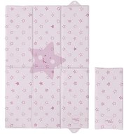 Ceba Baby Travel mat 60×40 cm - Stars pink - Changing Pad