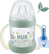 NUK For Nature s kontrolou teploty 150 ml zelená - Detský hrnček