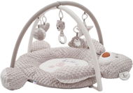 Play Pad PLAYTO Luxury play blanket in minky with melody teddy bear - Hrací deka