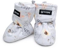 T-TOMI Flowers (0-3 months) - Slippers