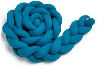 T-TOMI Knitted mantilla 360 cm Petrol Blue - Crib Bumper